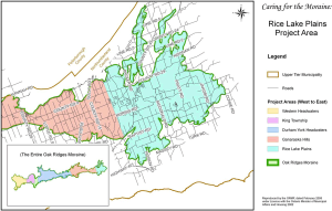 Map of Rice Lake Plains